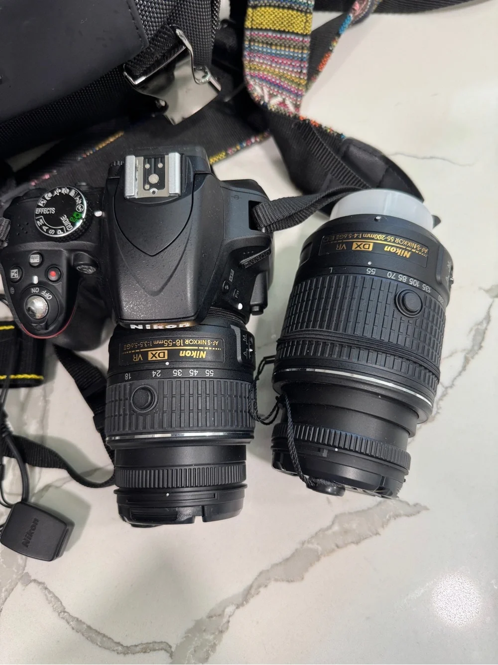 Nikon D3300 HD-SLR Camera 2 Lens Bundle with Case
